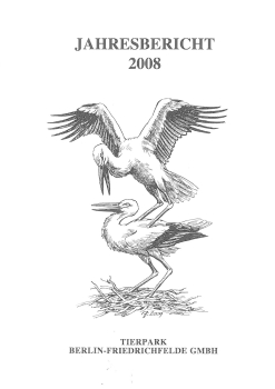Tierpark Berlin - Jahresbericht 2008