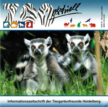 Zoo aktuell (Heidelberg) 3/2020  - Heft 97 November 2020