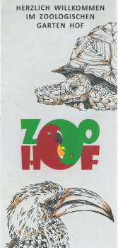 Zoo Hof - Faltplan