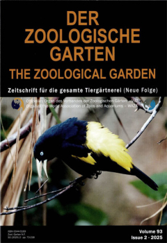 Der Zoologische Garten Issue 2 - 2025 (Volume 93)