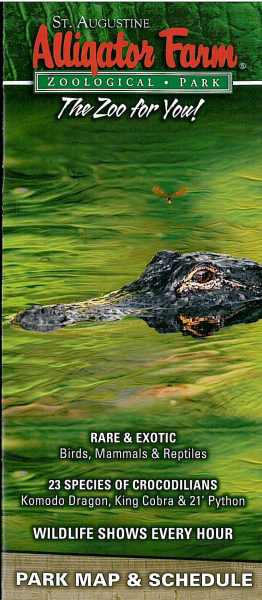 St. Augustine Alligator Farm - Park Map & Schedule