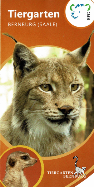 Tiergarten Bernburg - Faltplan