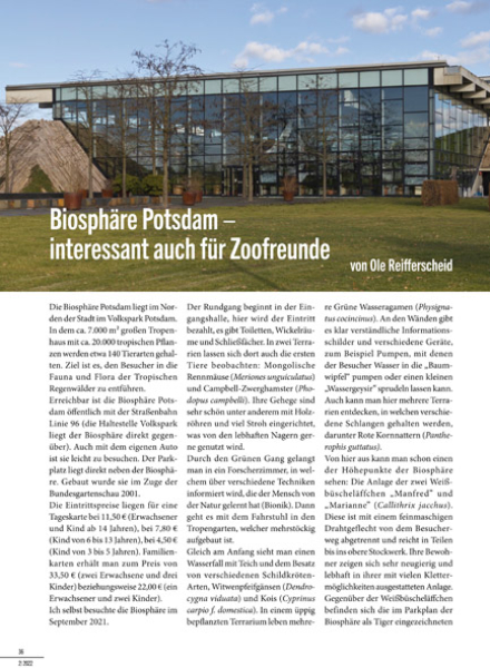 Biosphäre Potsdam (2-2022)